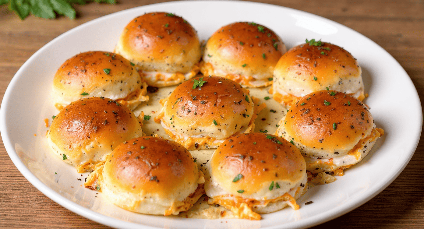 Creamy baked stuffed eggs with cheese and herbs on a white plate, perfect for appetizer or brunch, showcasing delicious and easy egg recipes.