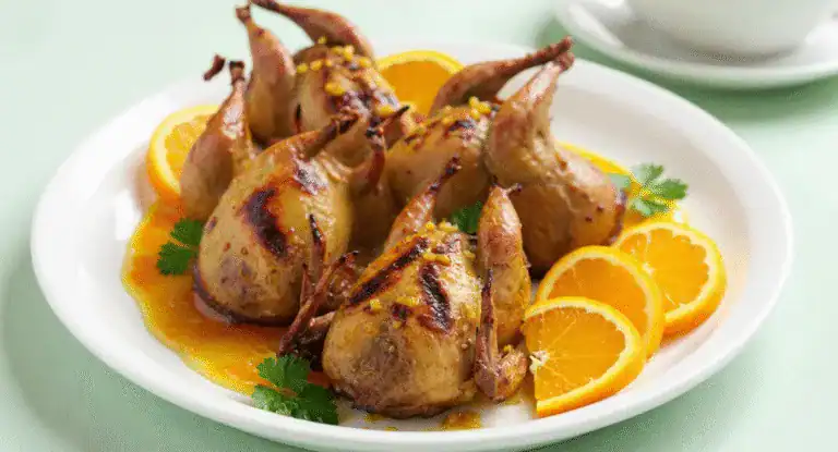 Citrus-Glazed Grilled Quail – Elegant & Flavor-Packed!