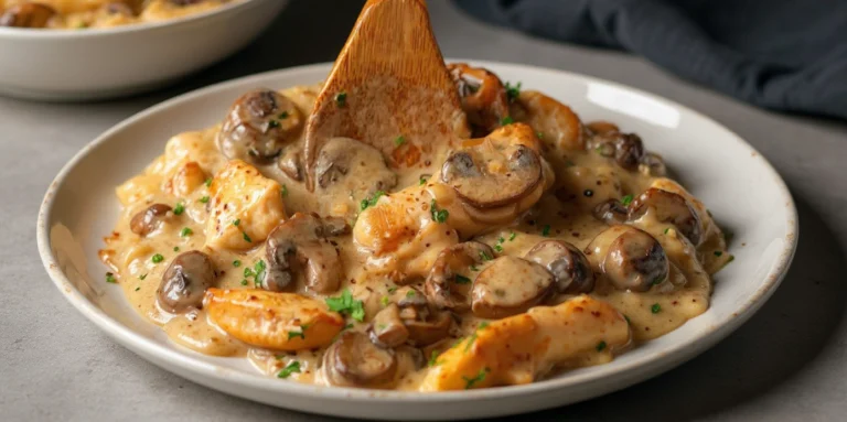 Easy Chicken Stroganoff – Creamy, Savory & Ready in 30 Minutes! 🍄🍗