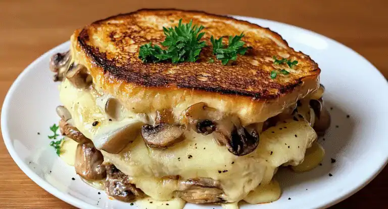 Easy Swiss Mushroom Melt – A Cheesy Delight!