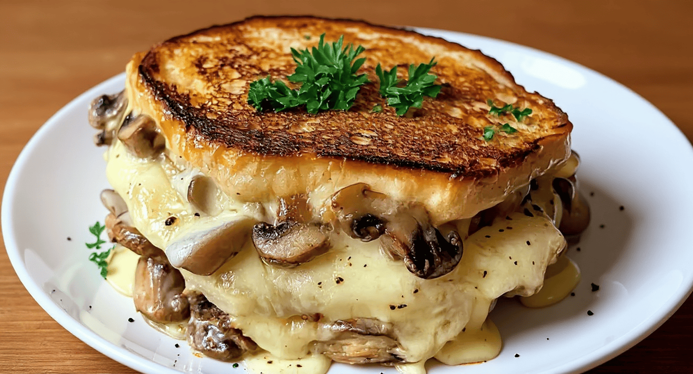 Easy Swiss Mushroom Melt – A Cheesy Delight!