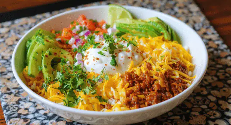 Easy Taco Rice Bowl – Quick and Healthy Dinner Idea
