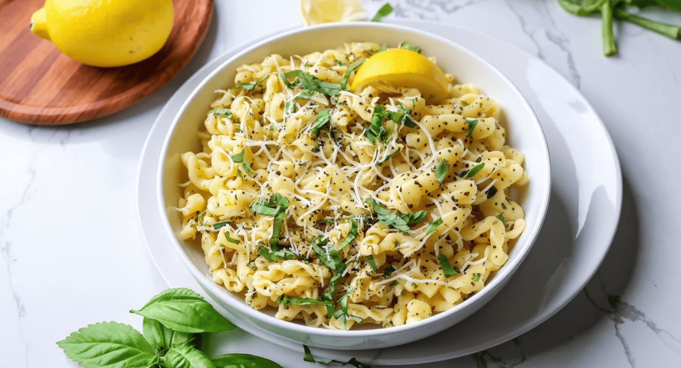 Fresh Lemon Basil Pasta – Bright & Flavorful Italian Dish