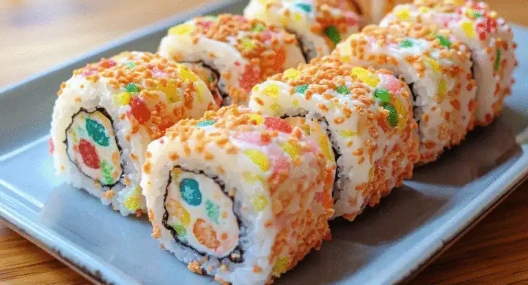 Fruity Pebbles Sushi – A Fun & Colorful Treat!