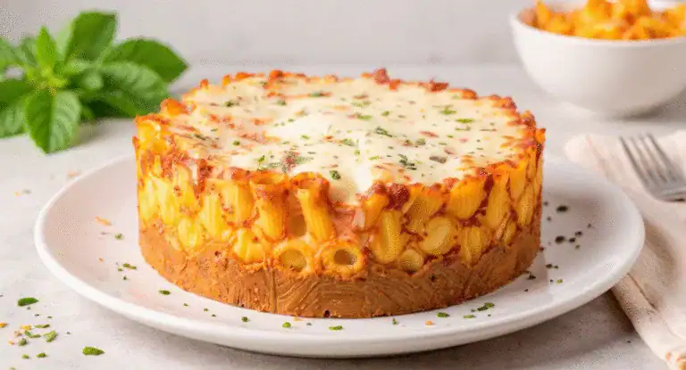 Honeycomb Pasta Cake – The Cheesy, Crowd-Pleasing Pasta Bake Everyone’s Talking About!