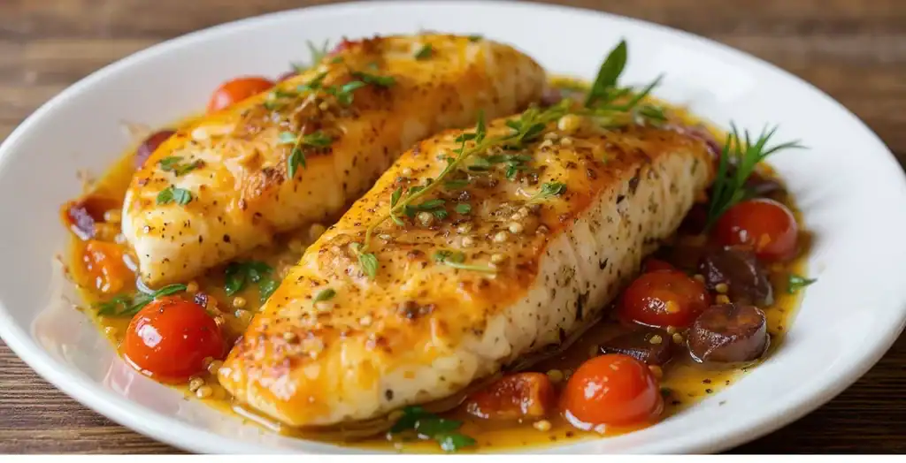 Mediterranean Baked Fish – Light, Flavorful & One-Pan Easy