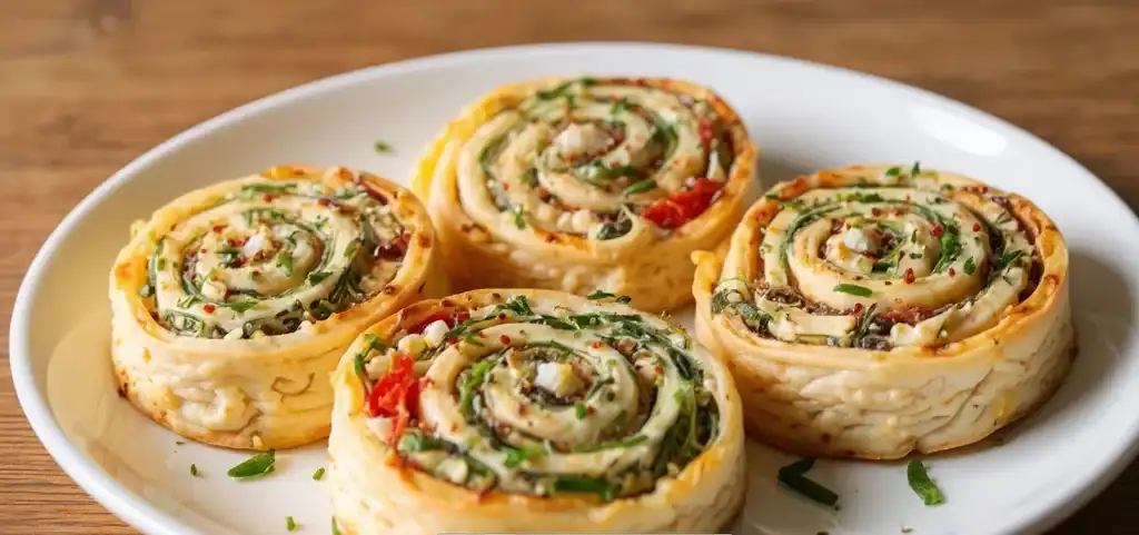 Mediterranean Pinwheels – The Colorful, Flavor-Packed Appetizer Everyone Loves!