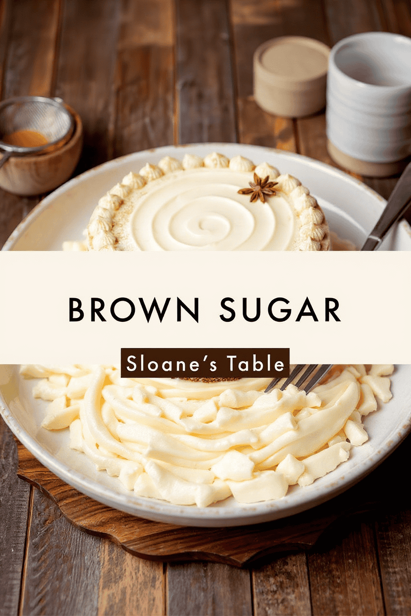 Buttercream cake with white frosting and star anise garnish on a wooden table, close-up of dessert for baking recipes, elegant cake presentation for special occasions, creamy frosting with decorative piped details, visually appealing baked goods image for dessert ideas.