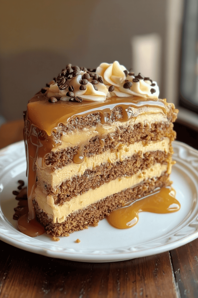 Gooey Coffee Caramel Cake – Indulgent & Moist