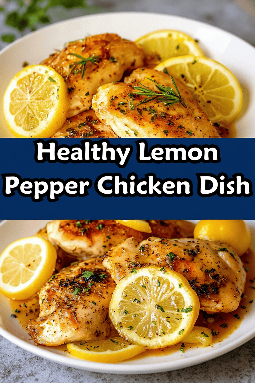 Healthy Lemon Pepper Chicken Dish