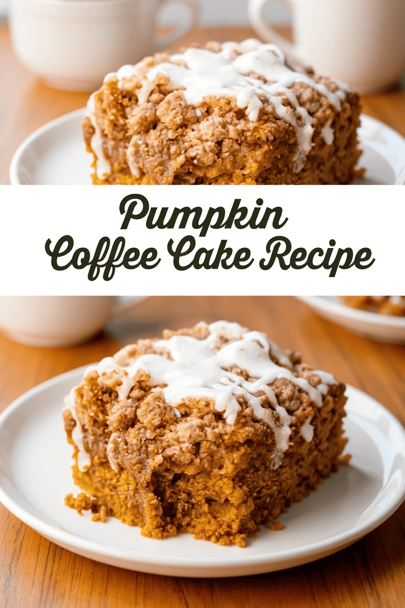 Pumpkin Coffee Cake Recipe – Perfect Fall Treat