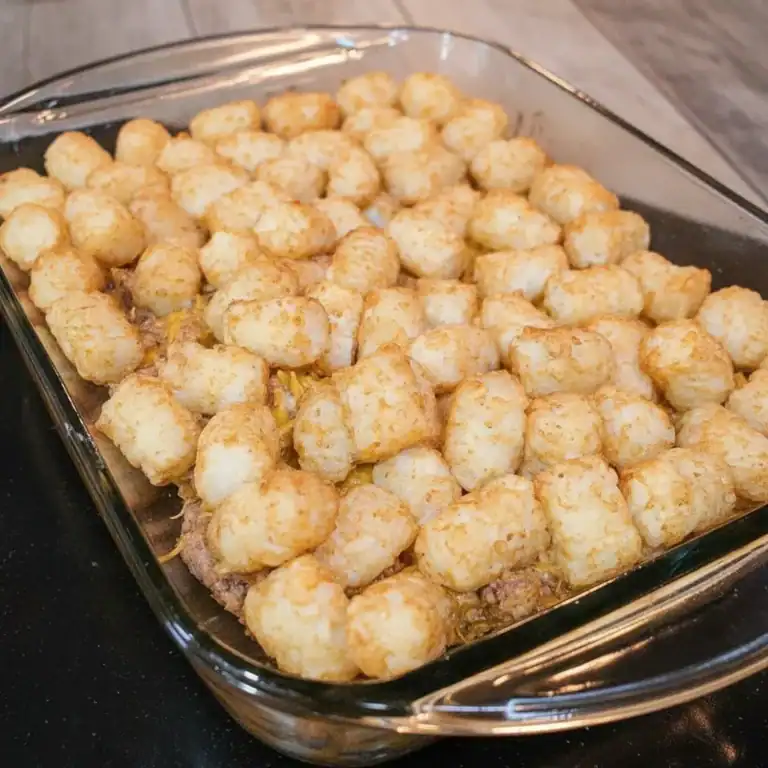 4-Ingredient Tater Tot Casserole