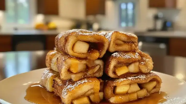 Apple Cinnamon French Toast Roll Ups