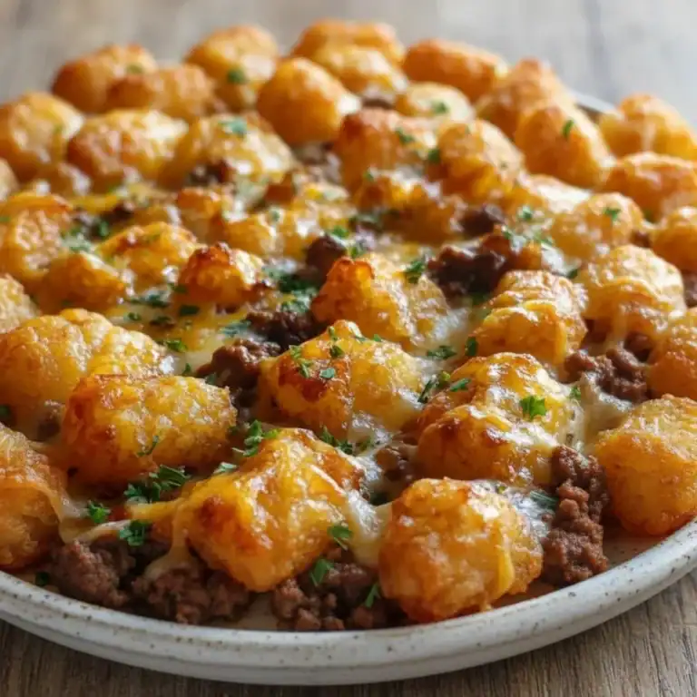 Cheesy Tater Tot Casserole Recipe