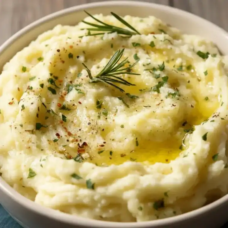 Creamy Garlic Parmesan Mashed Potatoes