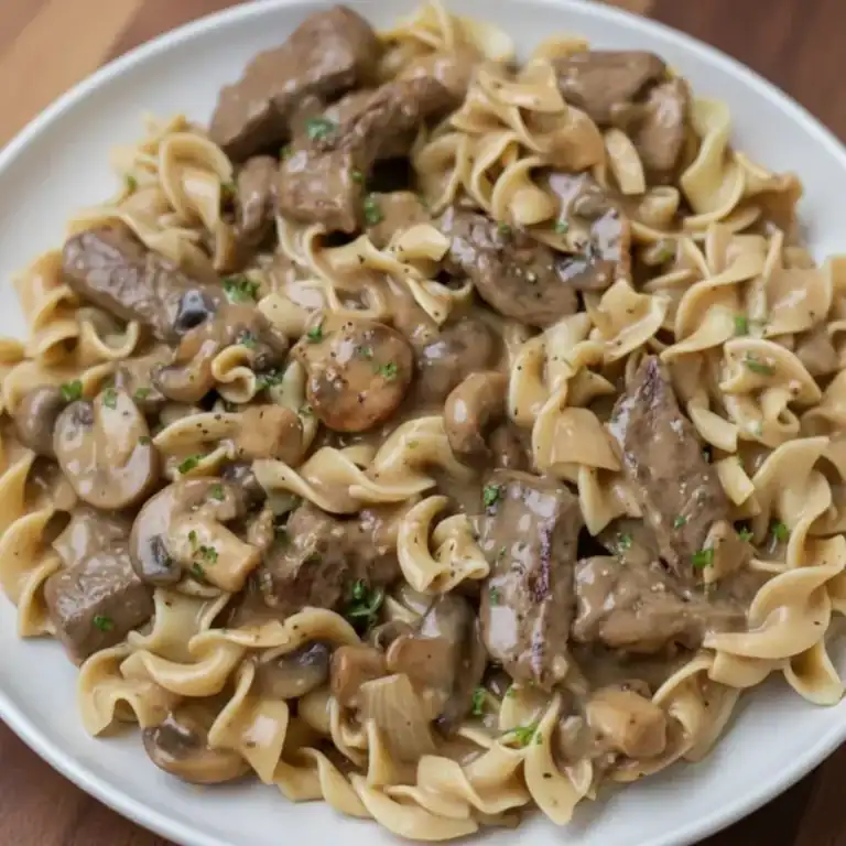 Homemade Beef Stroganoff Recipe