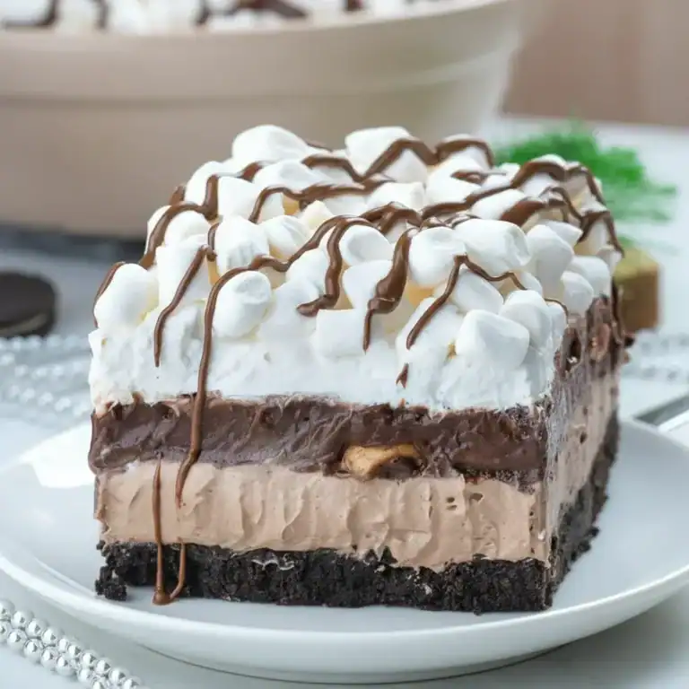 Hot Chocolate Lasagna Recipe No Bake