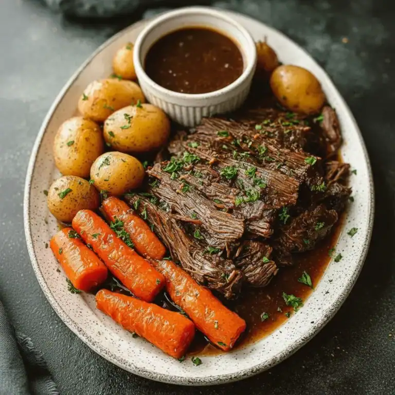 Instant Pot Pot Roast Easy and Tender