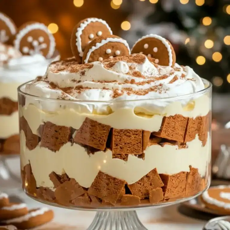 Layered Gingerbread Trifle Recipe Dessert