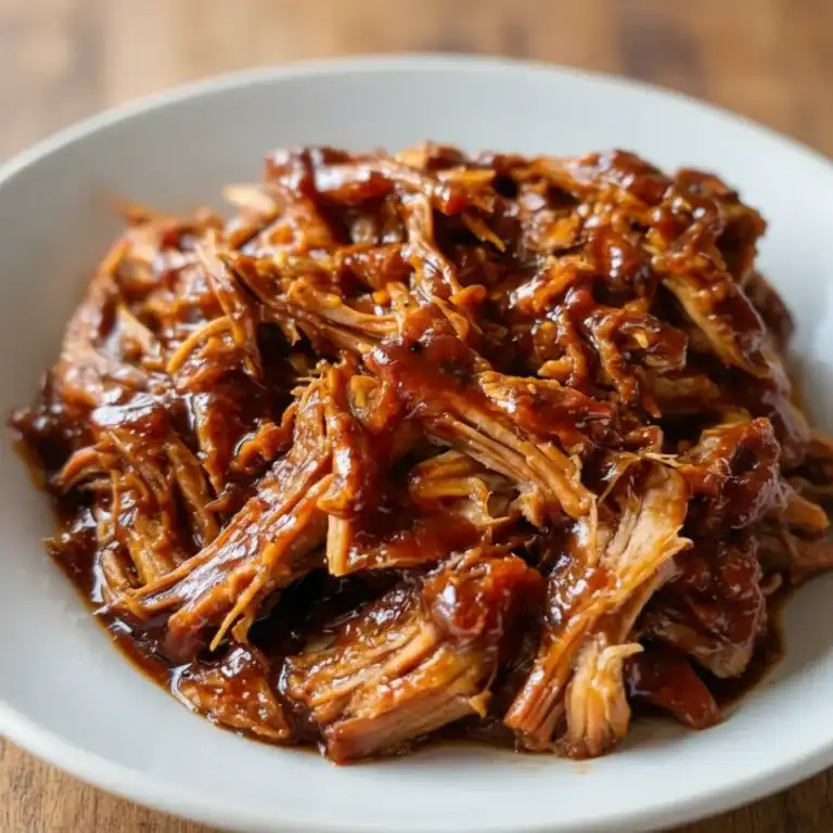 Slow Cooker BBQ Pulled Beef Recipe