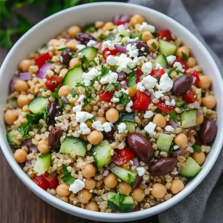 Farro Salad Feta