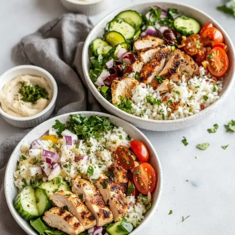 Greek Chicken Bowls