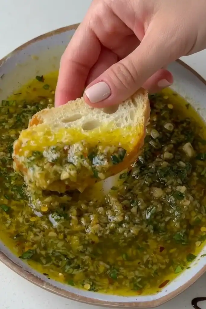 Olive Oil Balsamic Vinegar Bread Dip