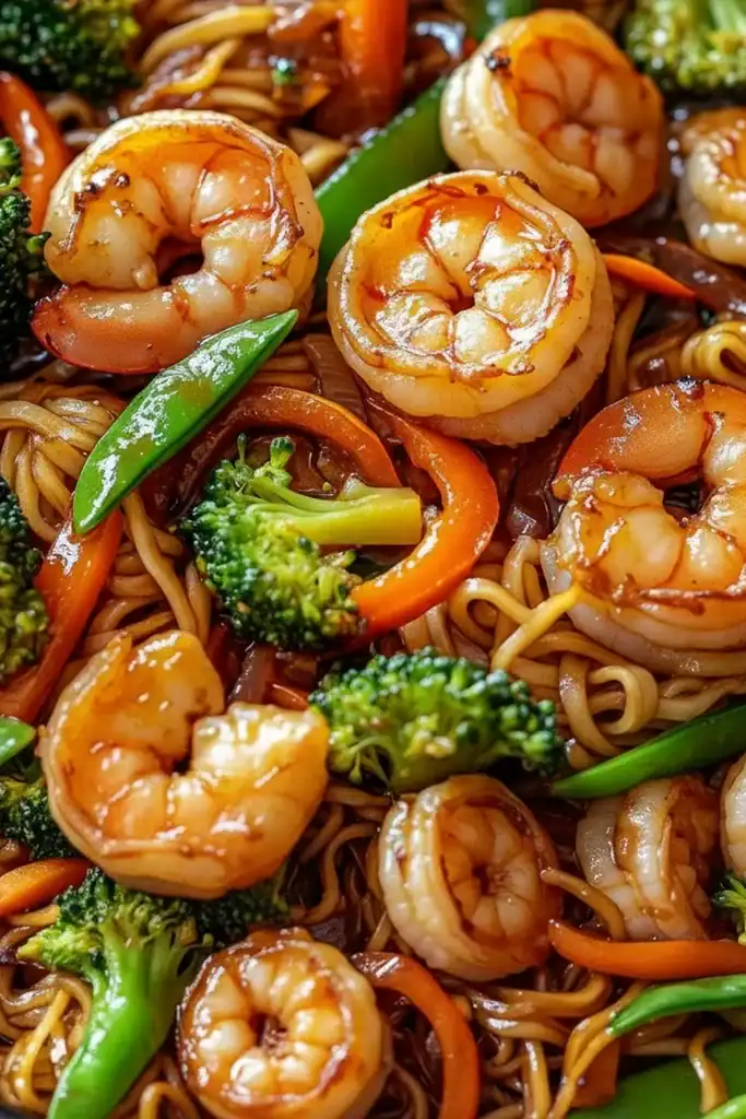 Shrimp Stir Fry Noodles