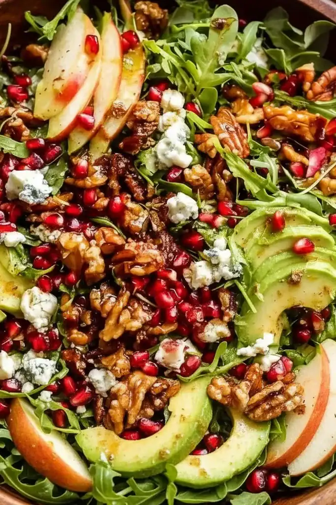 Winter Christmas Salad Honey Mustard