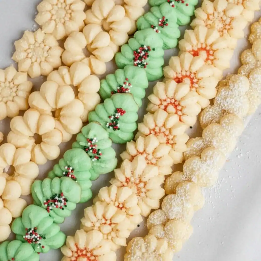 Buttery Spritz Cookies Christmas Treat