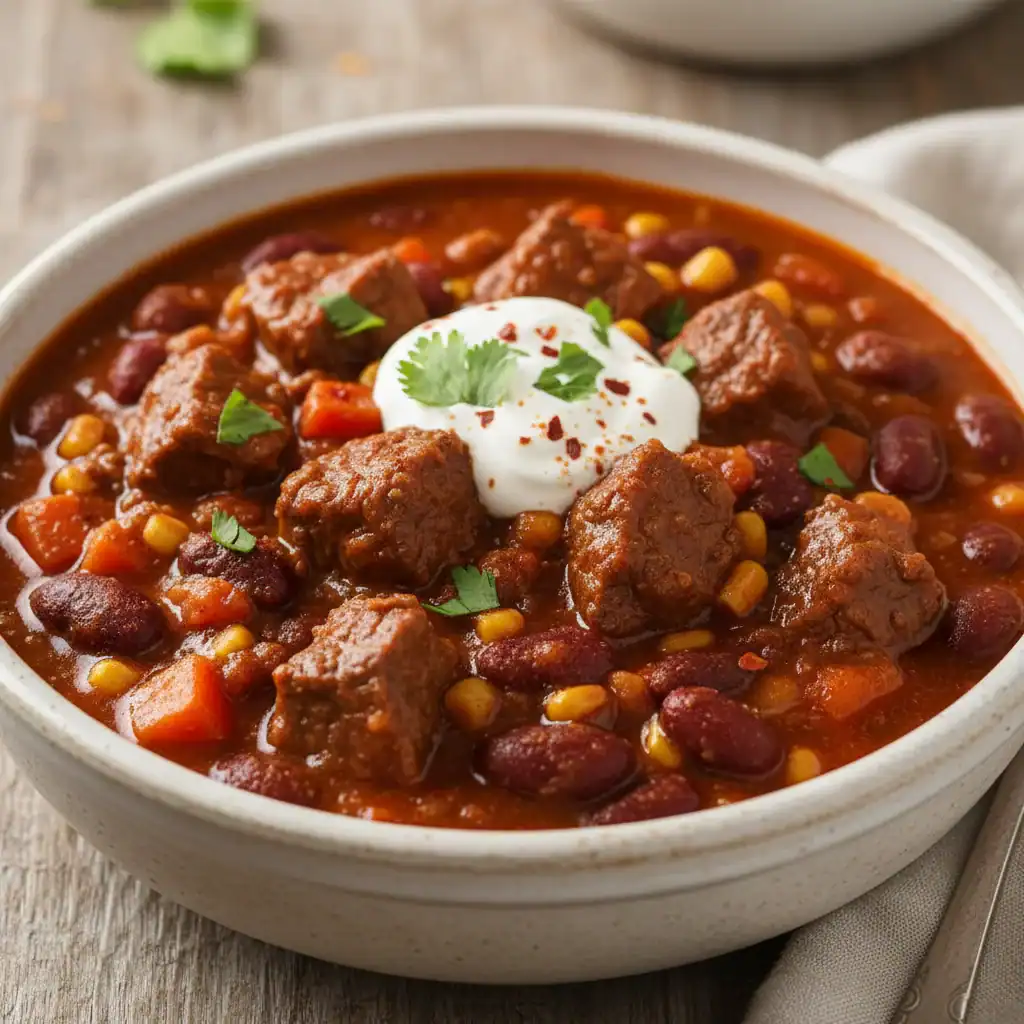 Chili Con Carne Casserole Spicy