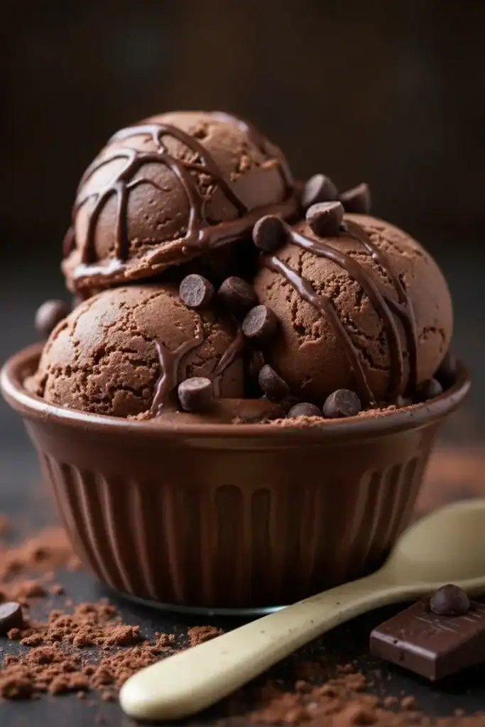 Chocolate Ice Cream Bowl