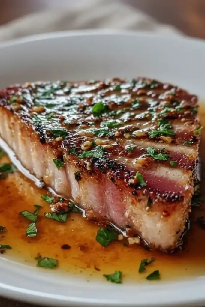 Grilled Steak With Garlic Butter