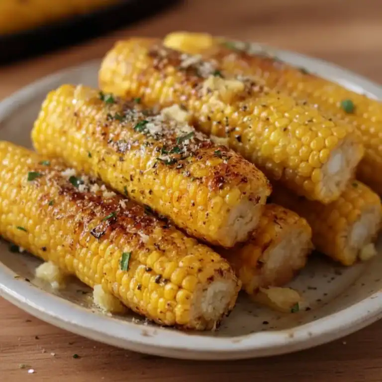 Oven Roasted Corn on the Cob with Herbs