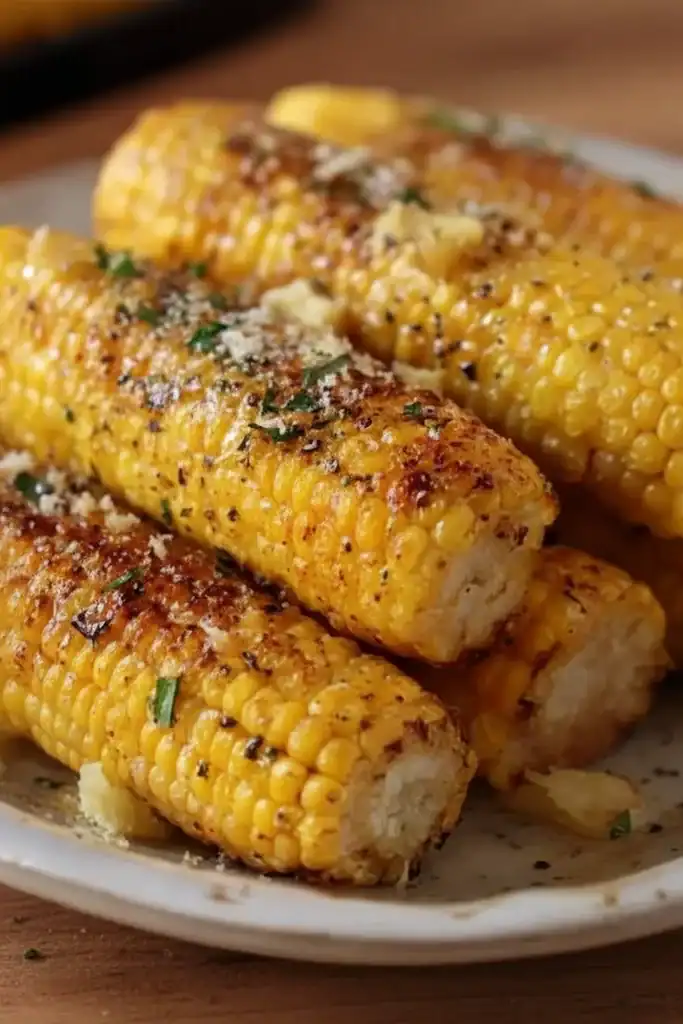 Oven Roasted Corn On The Cob