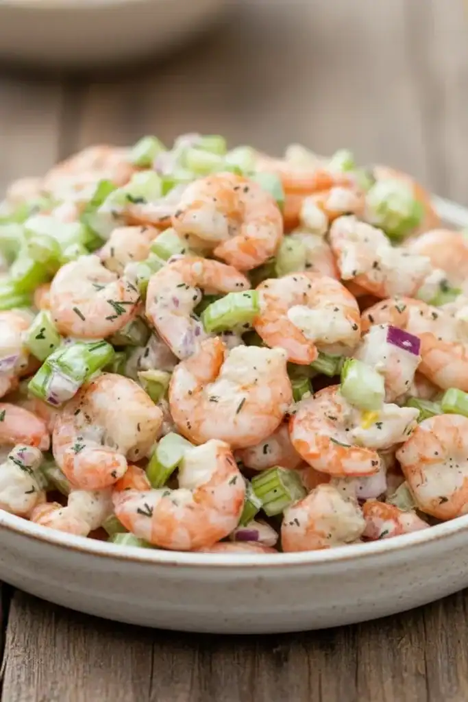 Shrimp Salad With Red Cabbage