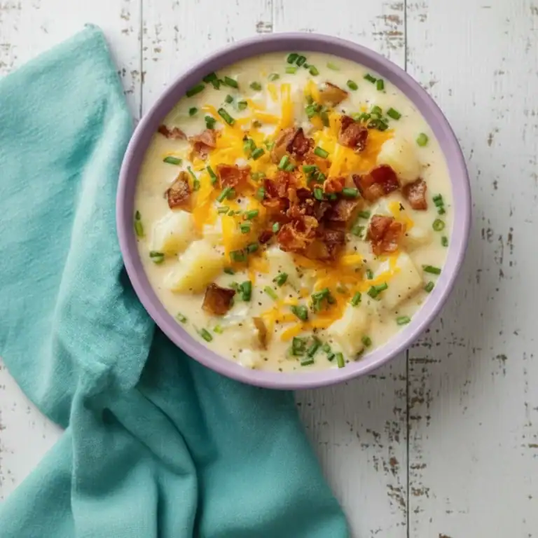 Simple Crock Pot Potato Soup Creamy