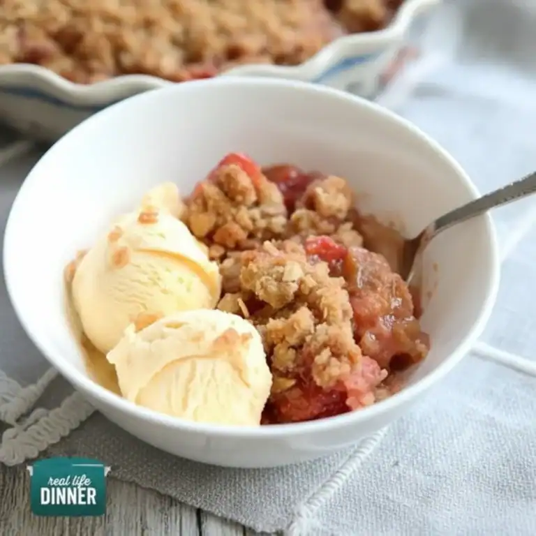 Strawberry Rhubarb Crisp Recipe Best