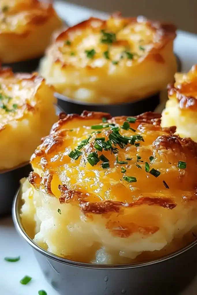 Cheesy Mashed Potato Puffs Recipe