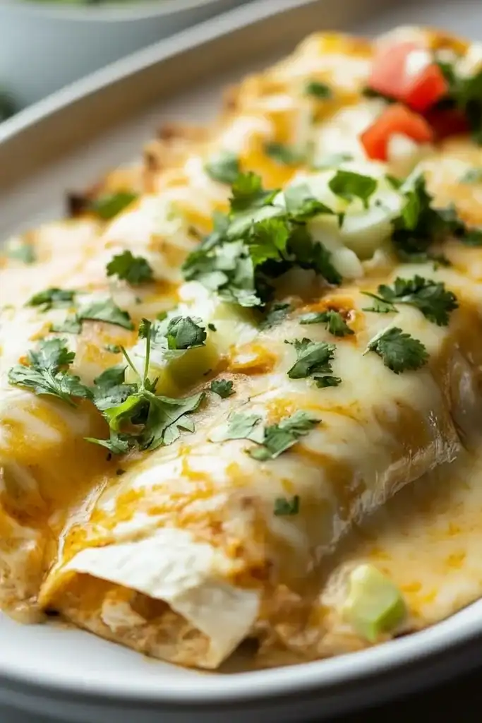 Creamy Chicken Enchiladas Recipe