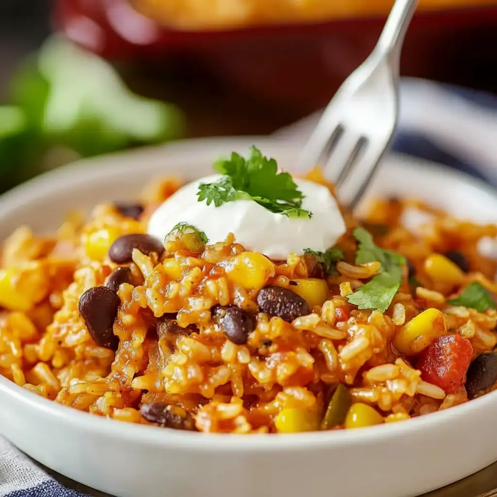 Baked Mexican Rice Casserole Recipe