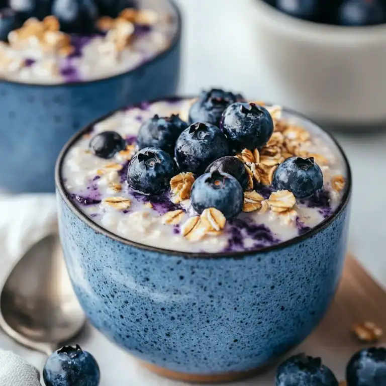 Blueberry Overnight Oats Recipe Breakfast