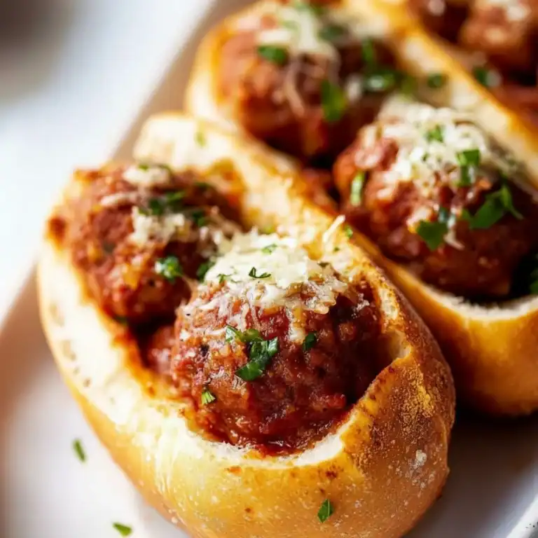 Cheesy Meatball Subs Recipe Dinner