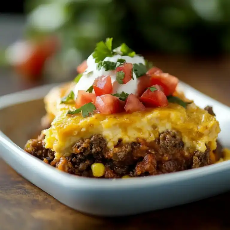 Cornbread Tamale Pie Recipe Casserole
