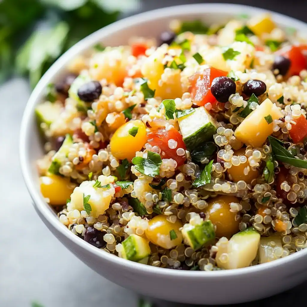Healthy Quinoa Salad Recipe Bowl