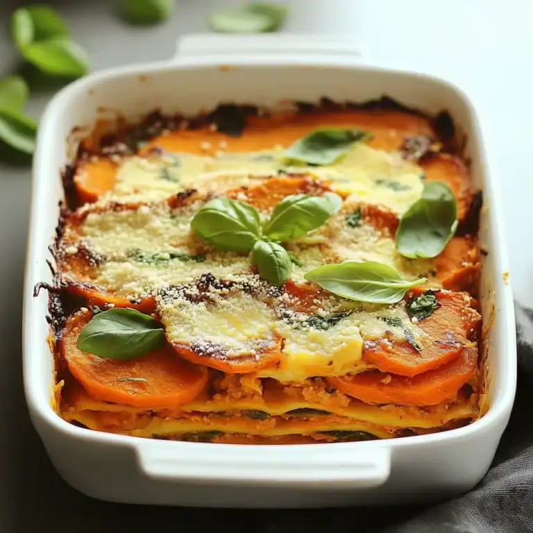 Healthy Sweet Potato Lasagna Recipe