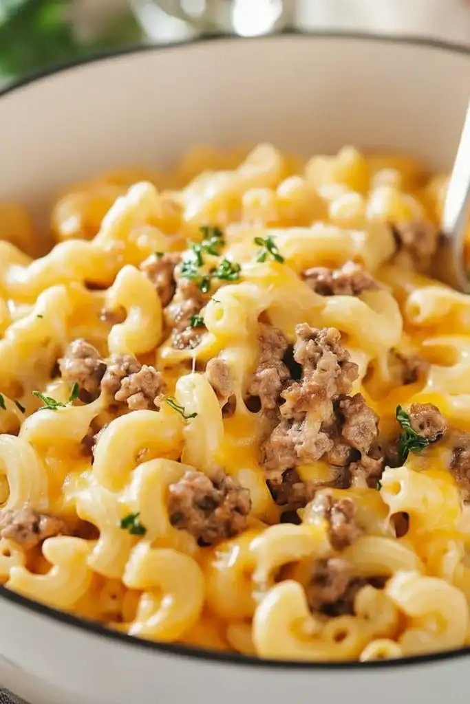 Hamburger Mac And Cheese Recipe