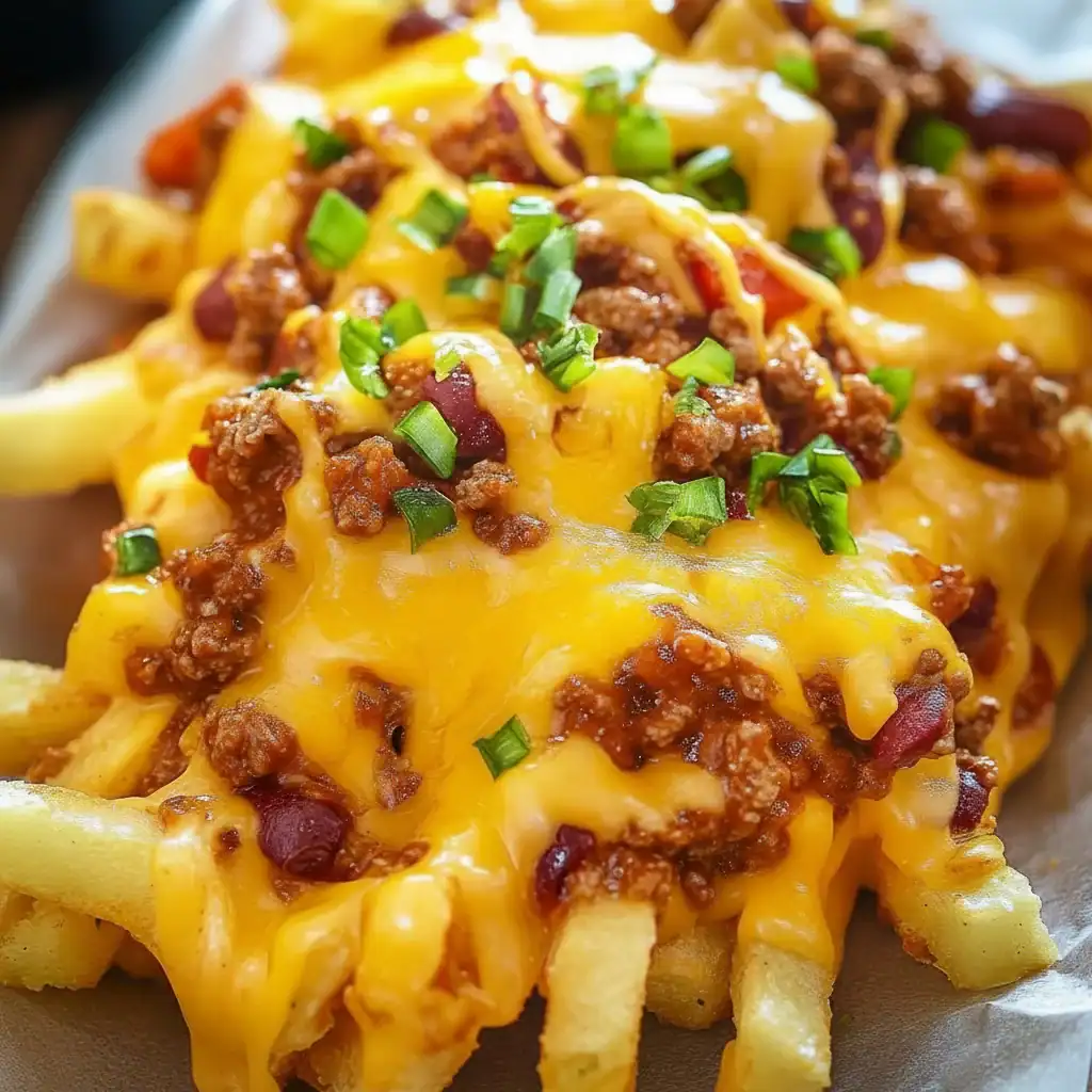 Loaded Chili Cheese Fries Recipe Appetizer