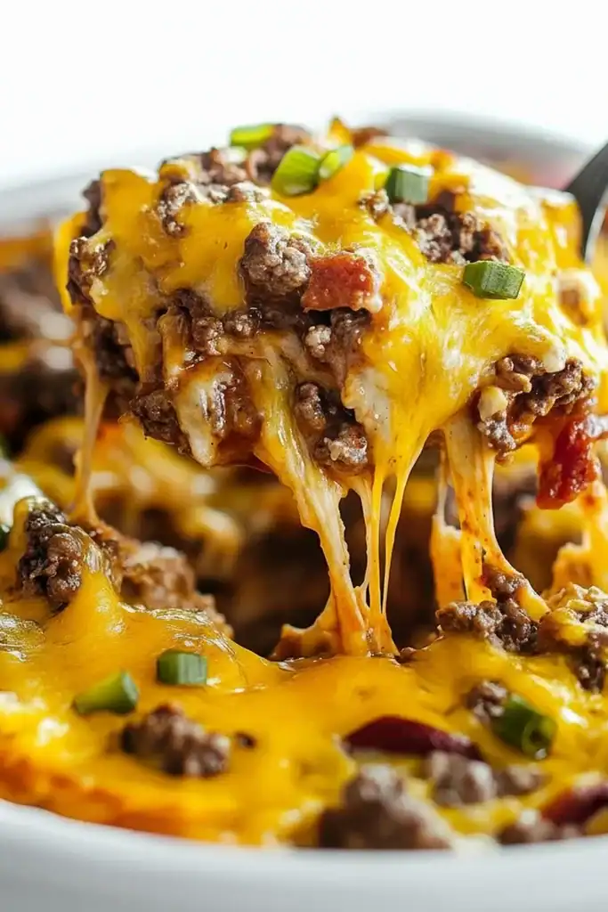 Keto Cheeseburger Casserole Recipe