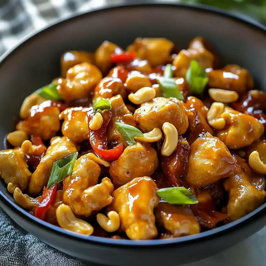 Savory Cashew Chicken Recipe Dinner